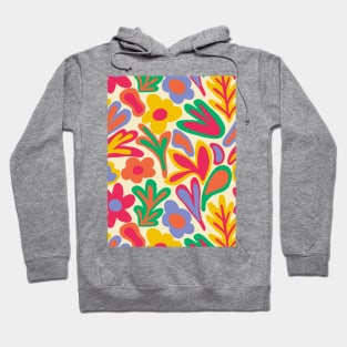 Flower power 1970s groovy retro pattern Hoodie